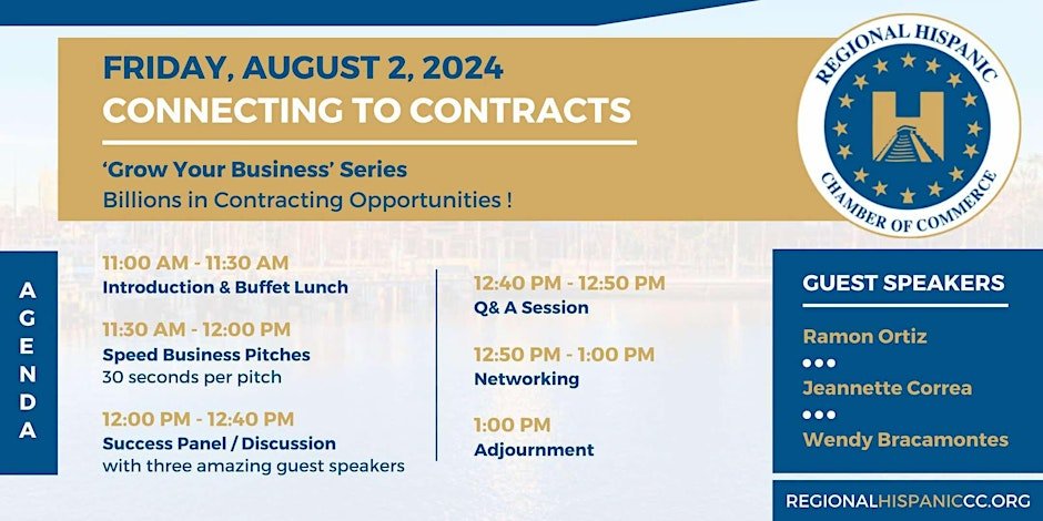 Connecting to Contracts Grow Your Business Lunch Series